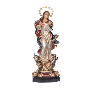 22 Inch Tall Handmade Catholic Statue of Our Lady of the Immaculate Conception