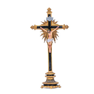 20 Inch Tall Handmade Catholic Ornate Crucifix