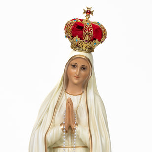 30 Inch Tall Handmade Catholic Statue of Our Lady of Fatima