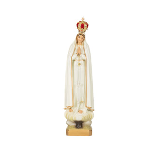 17 Inch Tall Handmade Catholic Statue of Our Lady of Fatima