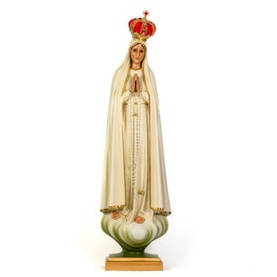 48 Inch Tall Handmade Catholic Statue of Our Lady of Fatima