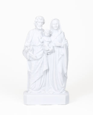20" Holy Family Statue – 15% off - White Marble Finish | Indoor/Outdoor Catholic Sculpture