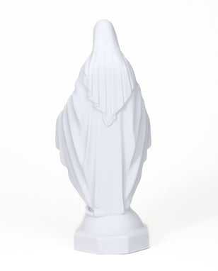 20" Our Lady of Grace Statue – 15% off -  White Marble Finish | Indoor/Outdoor Catholic Marian Statue