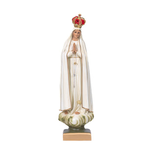 30 Inch Tall Handmade Catholic Statue of Our Lady of Fatima